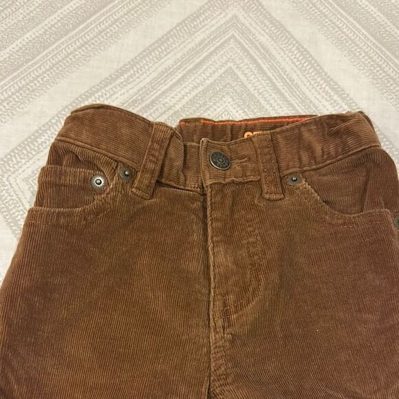 Crewcuts Boys Brown Adjustable Waist Corduroy Pants - Size 7 - Picture 3 of 8